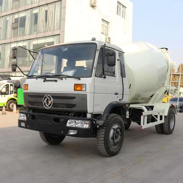 automatic concrete mixing truck